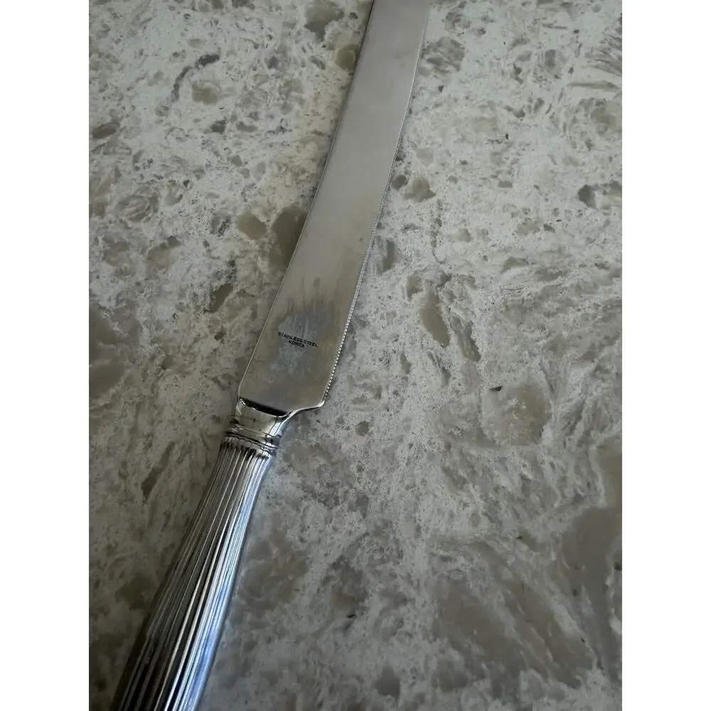 Things Remembered Cake Knife Server Set Stainless Steel